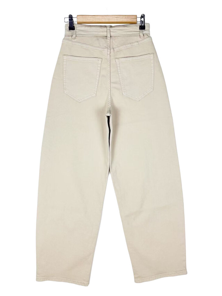 The Beige Balloon Jeans